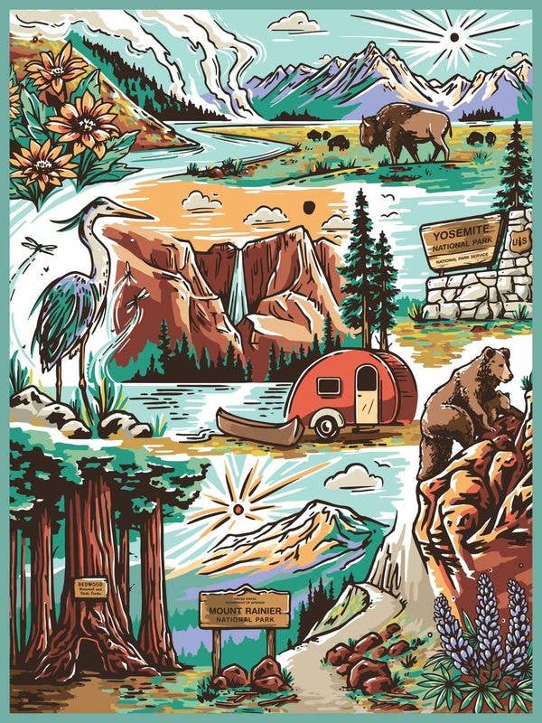 Western Wonders Puzzle - 500 Piece Puzzle