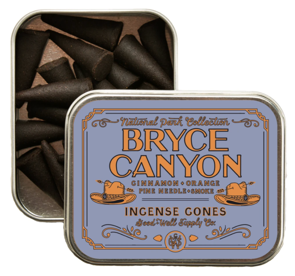 Bryce Canyon Incense -Cinnamon, Orange, Pine Needle, & Smoke