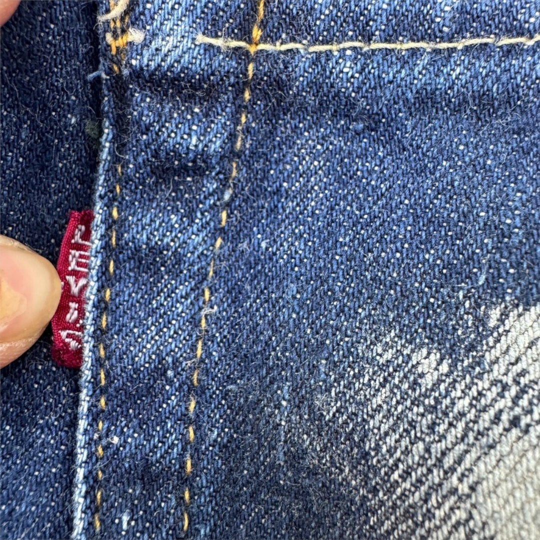Vintage Levi's Big E 701 Women's Selvedge 1940s Full Hip Thigh 26" Waist XS sz 2