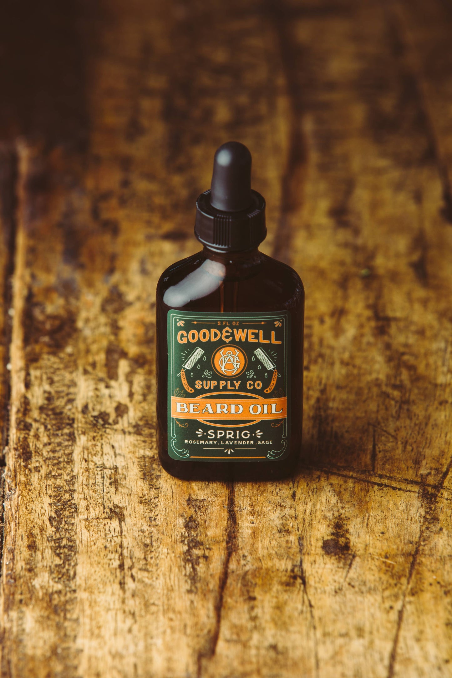Sprig Men's Beard Grooming Oil