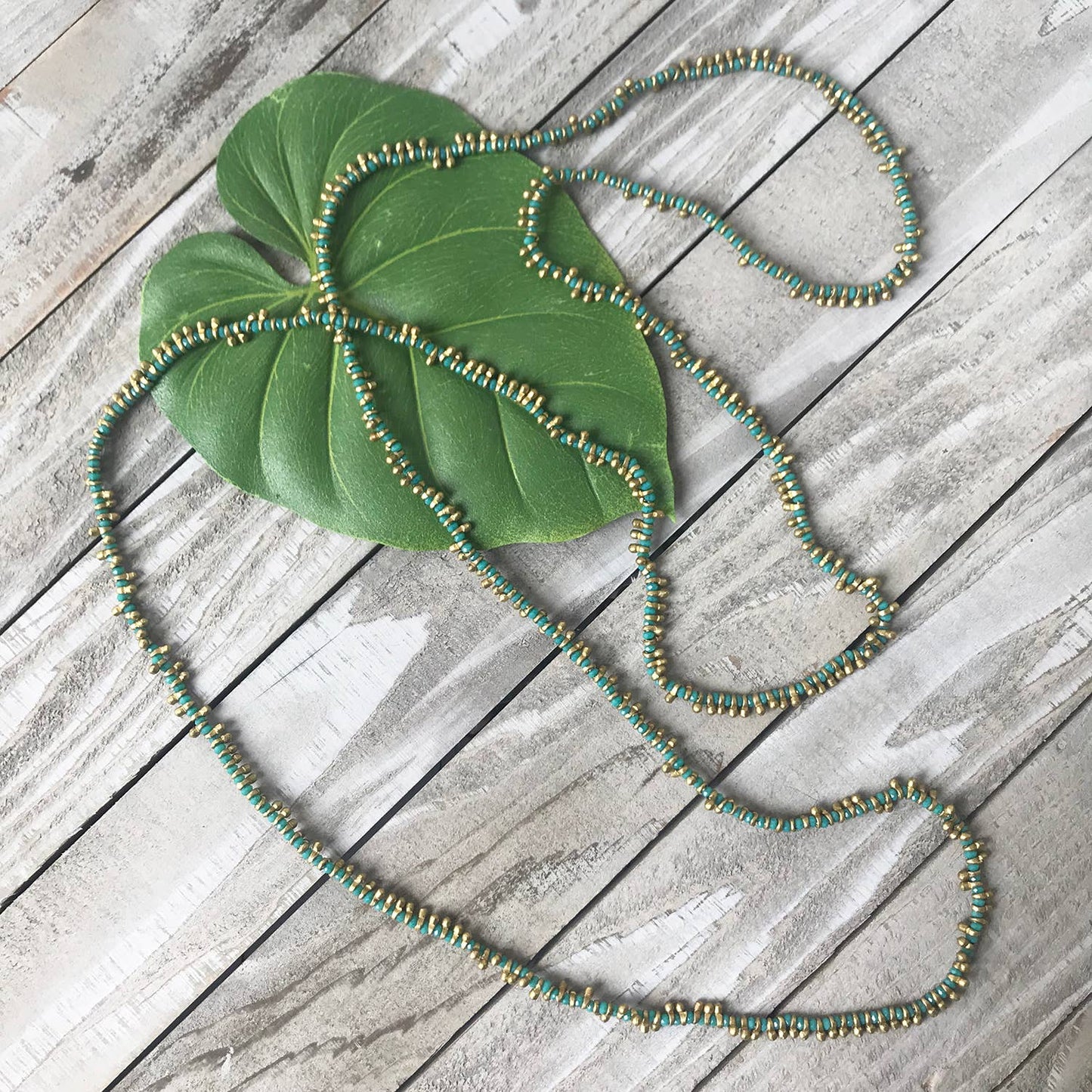 Beaded Color Pop Rope Necklace