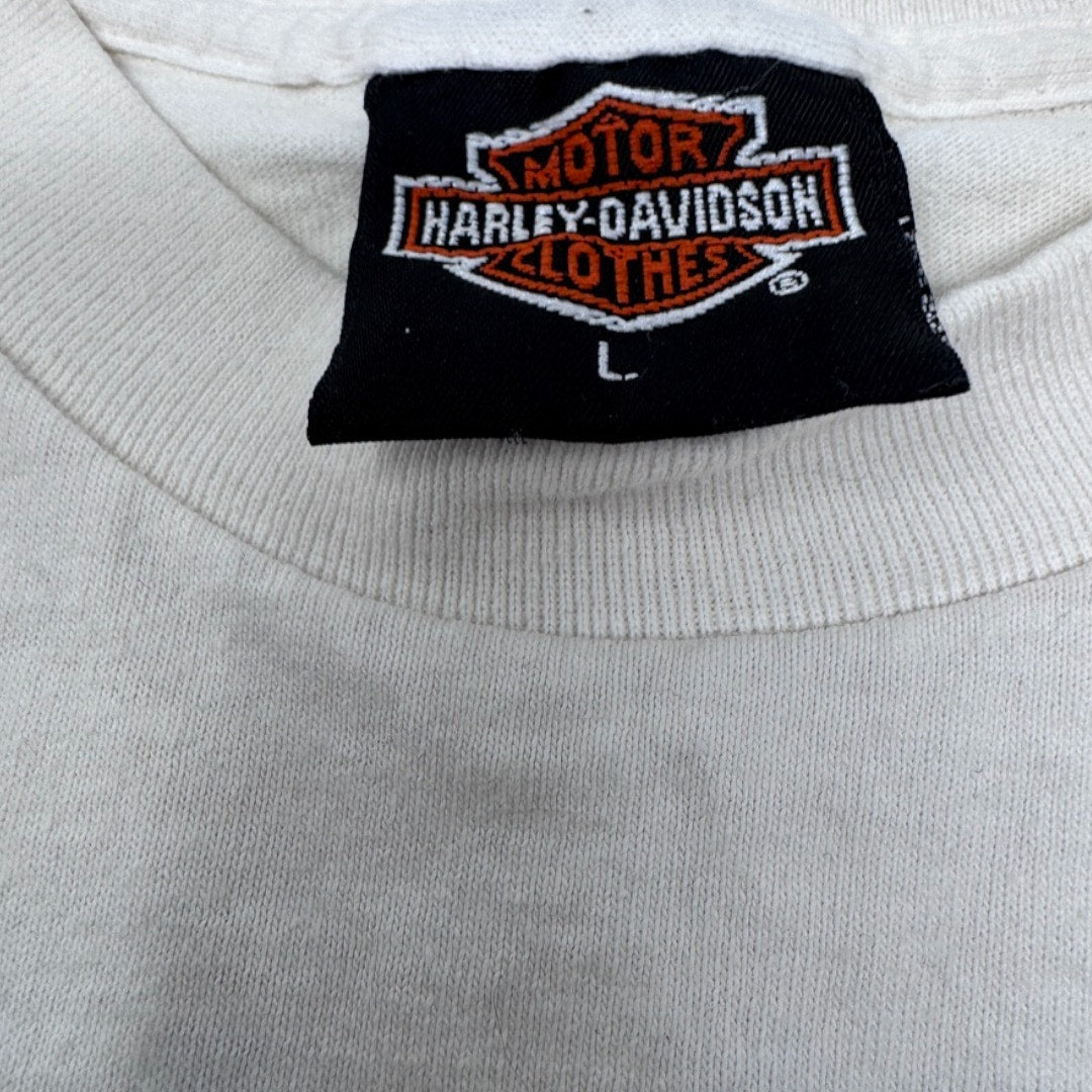 Vintage Top Harley Davidson Berlin 3D Emblem 1990s T-shirt Eagle Harley Korso Sm