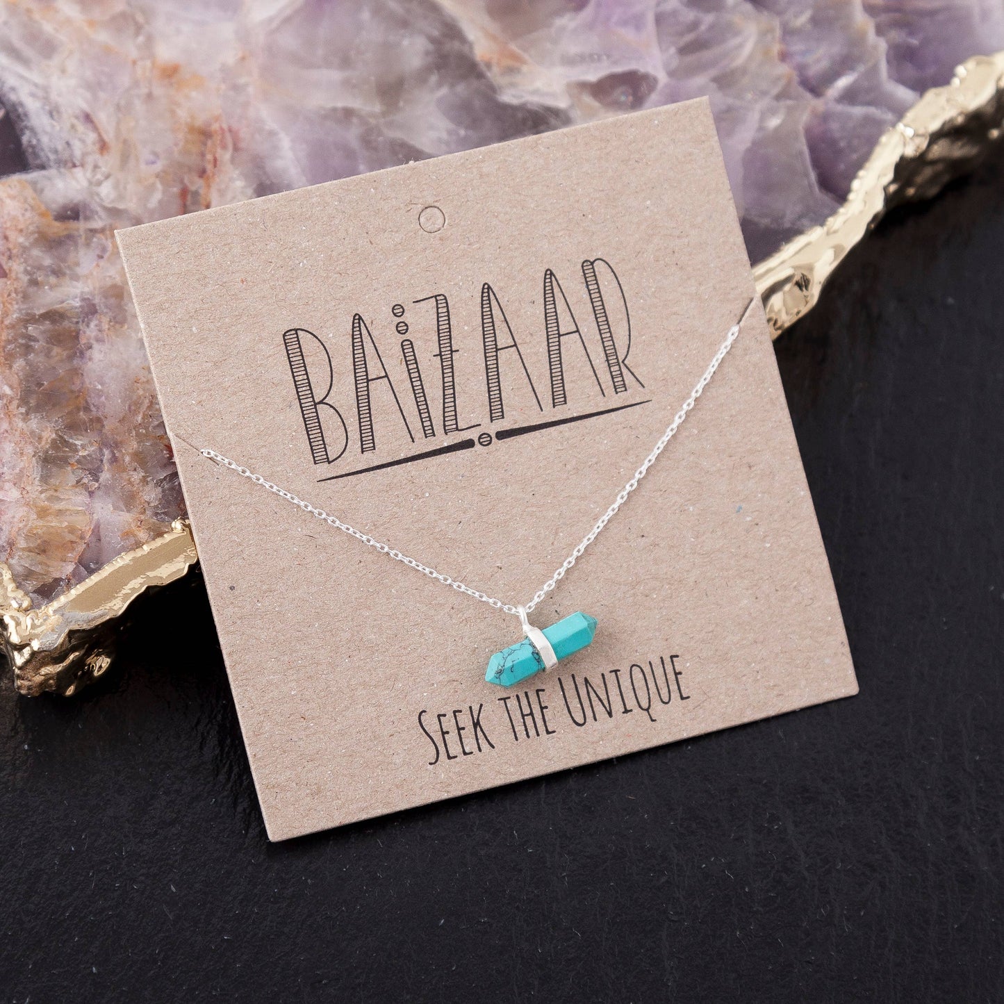 Sterling Silver Point Necklace