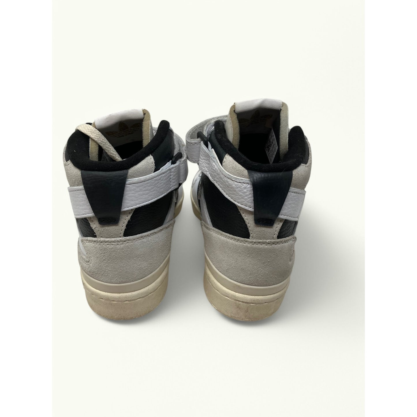 Y2K Mens Adidas Forum 84 High Top White Black Gold Men's Size 5.5