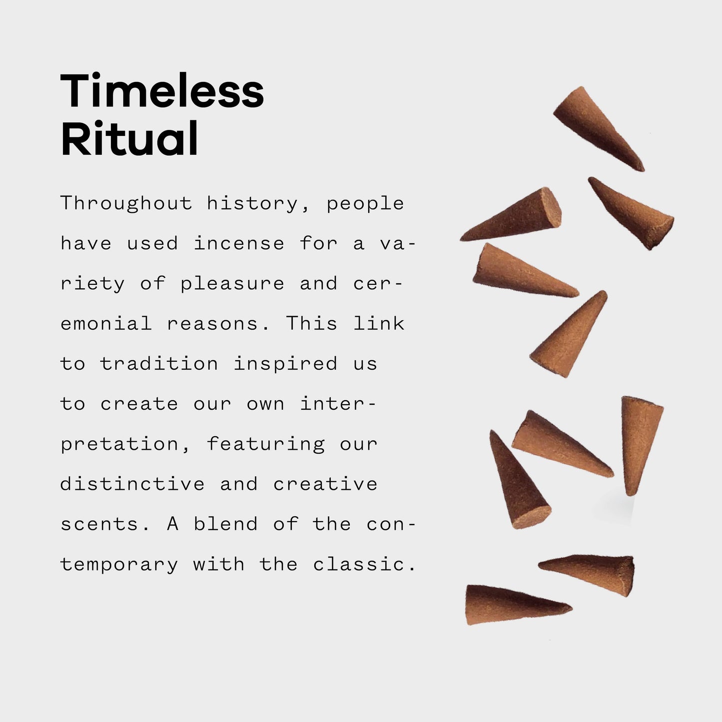Underhill Incense Cones | Handmade | Smoke, Leather & Spice