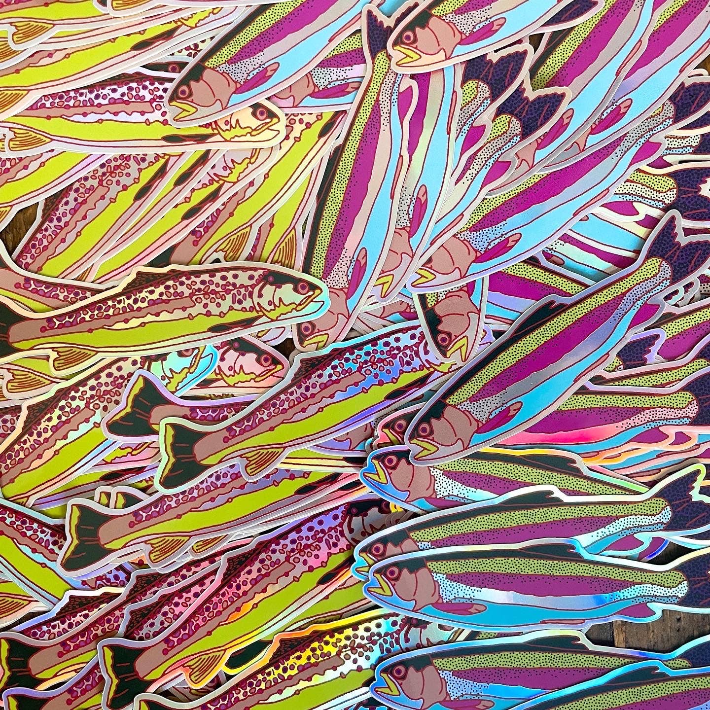Trout Sticker