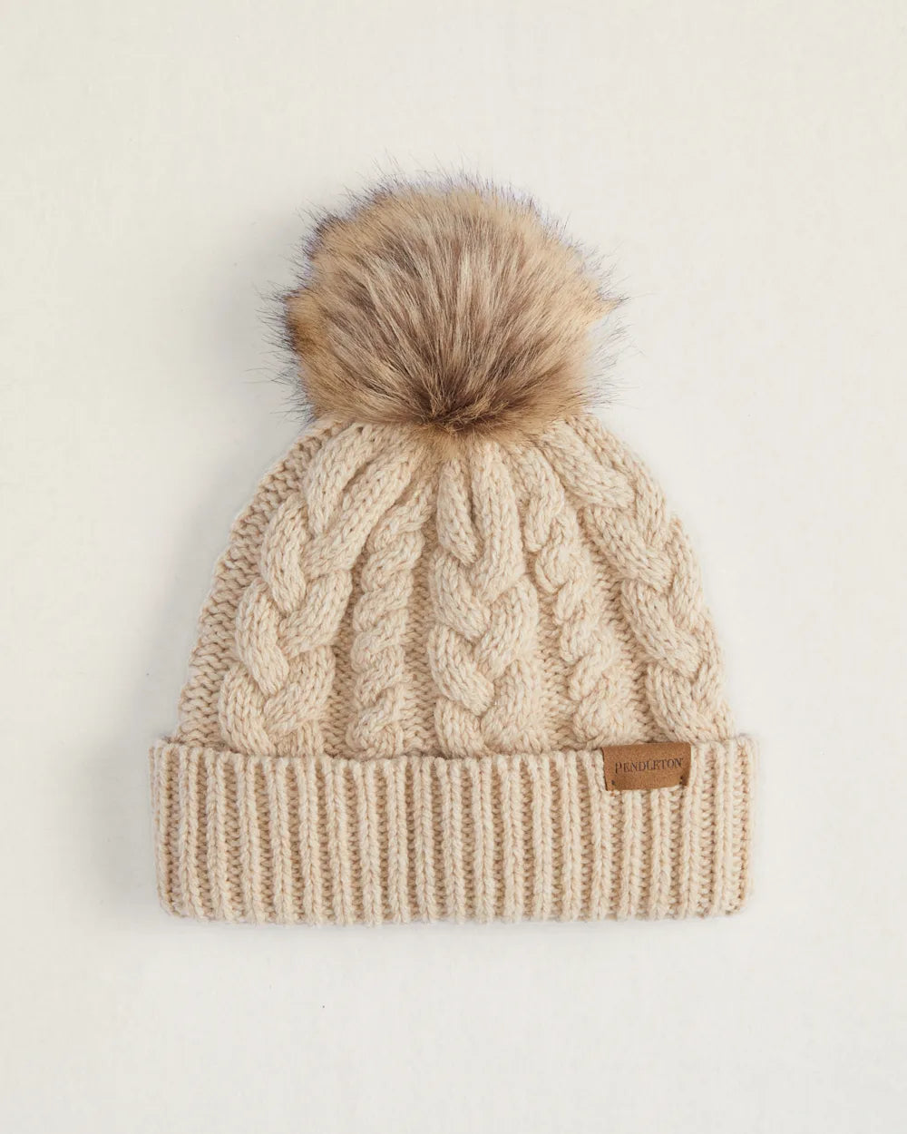 CABLE KNIT BEANIE
