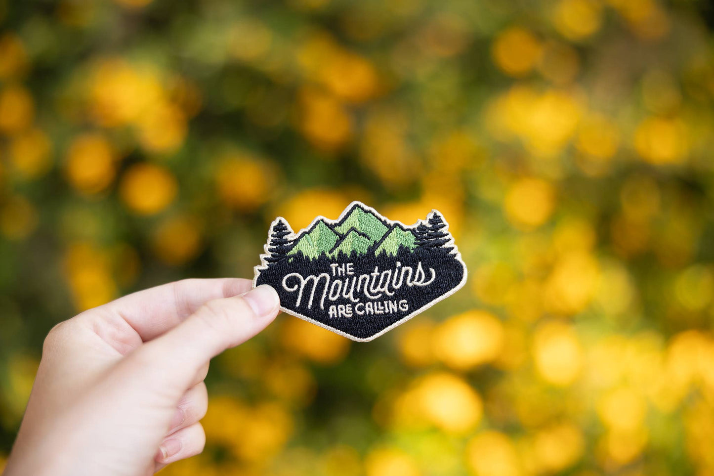 The Mountains Are Calling | Embroidered Patch