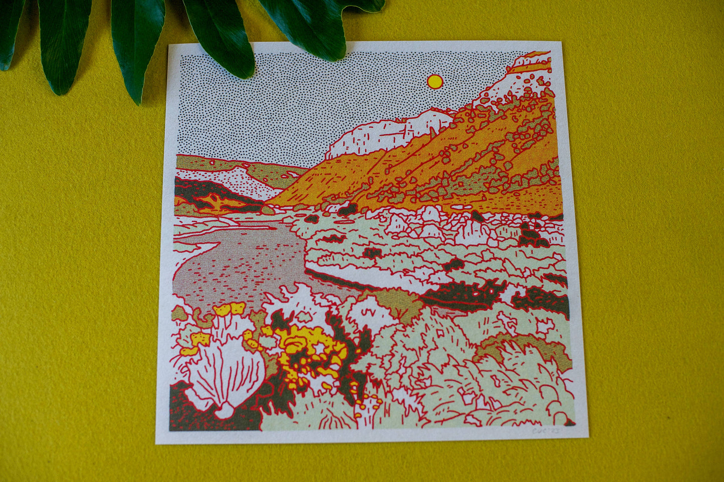 Desert Mountain #18 12x12