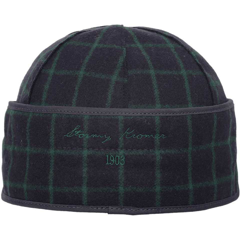 The Equinox Cap Granite Plaid