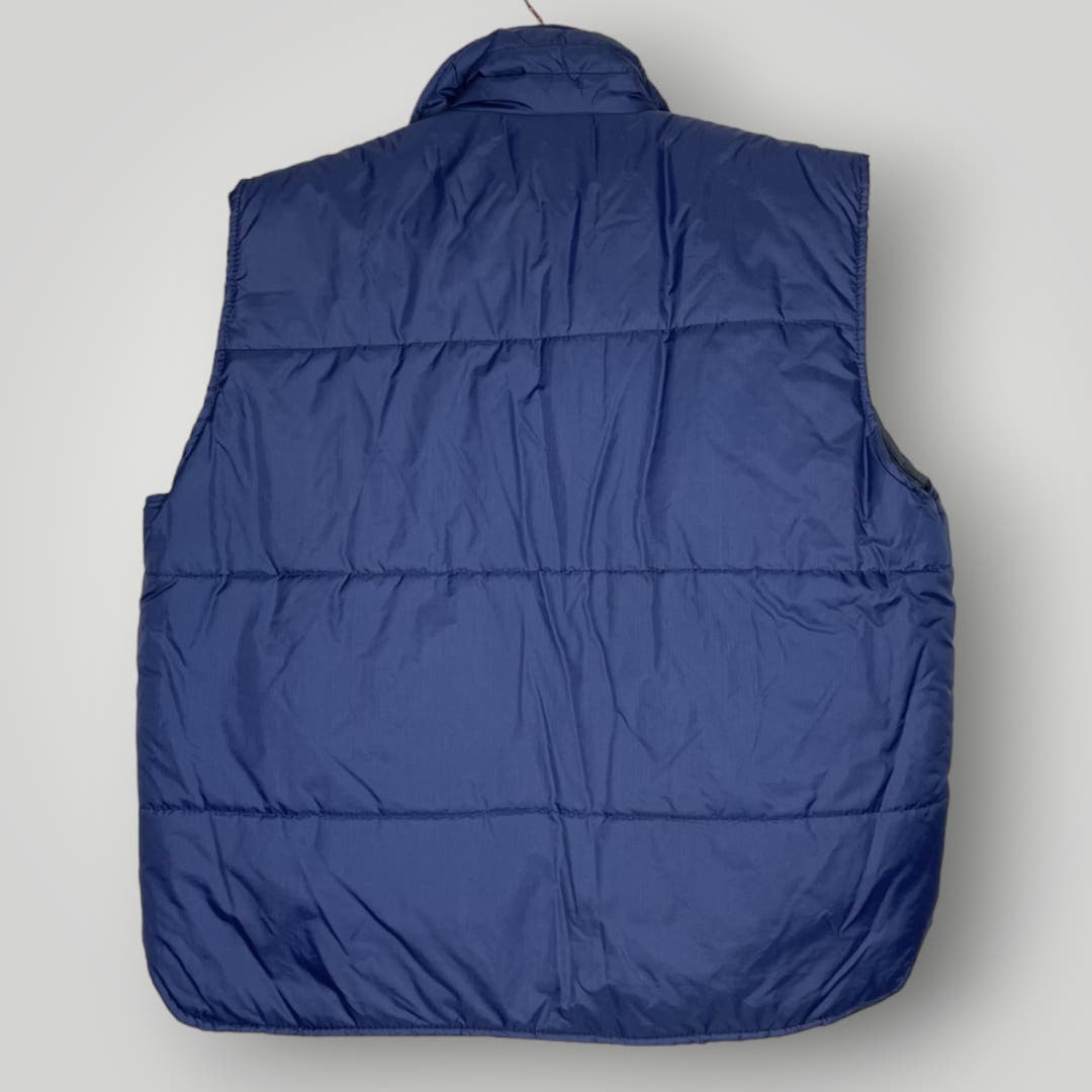 Vintage Haband Dark Blue Puffer Vest Men's Large 1980s