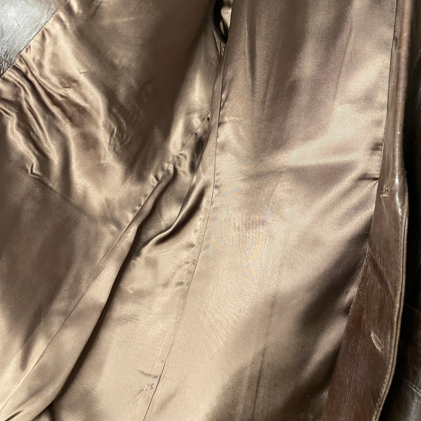 Vintage Pioneer Wear Smooth Leather Blazer Men's 1980s Dark Brown Men's Large