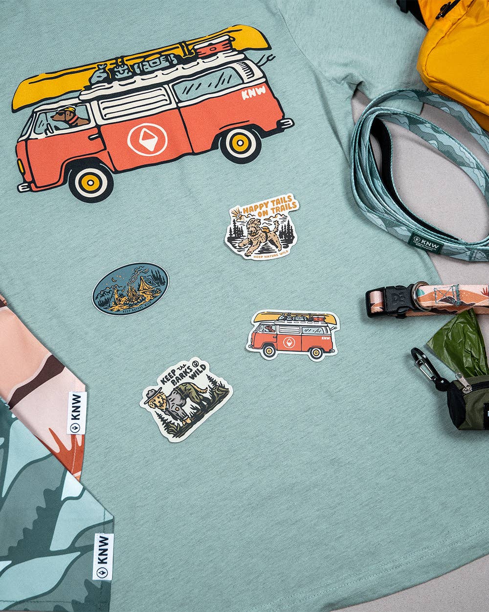 Happy Tails on Trails Forest | Sticker