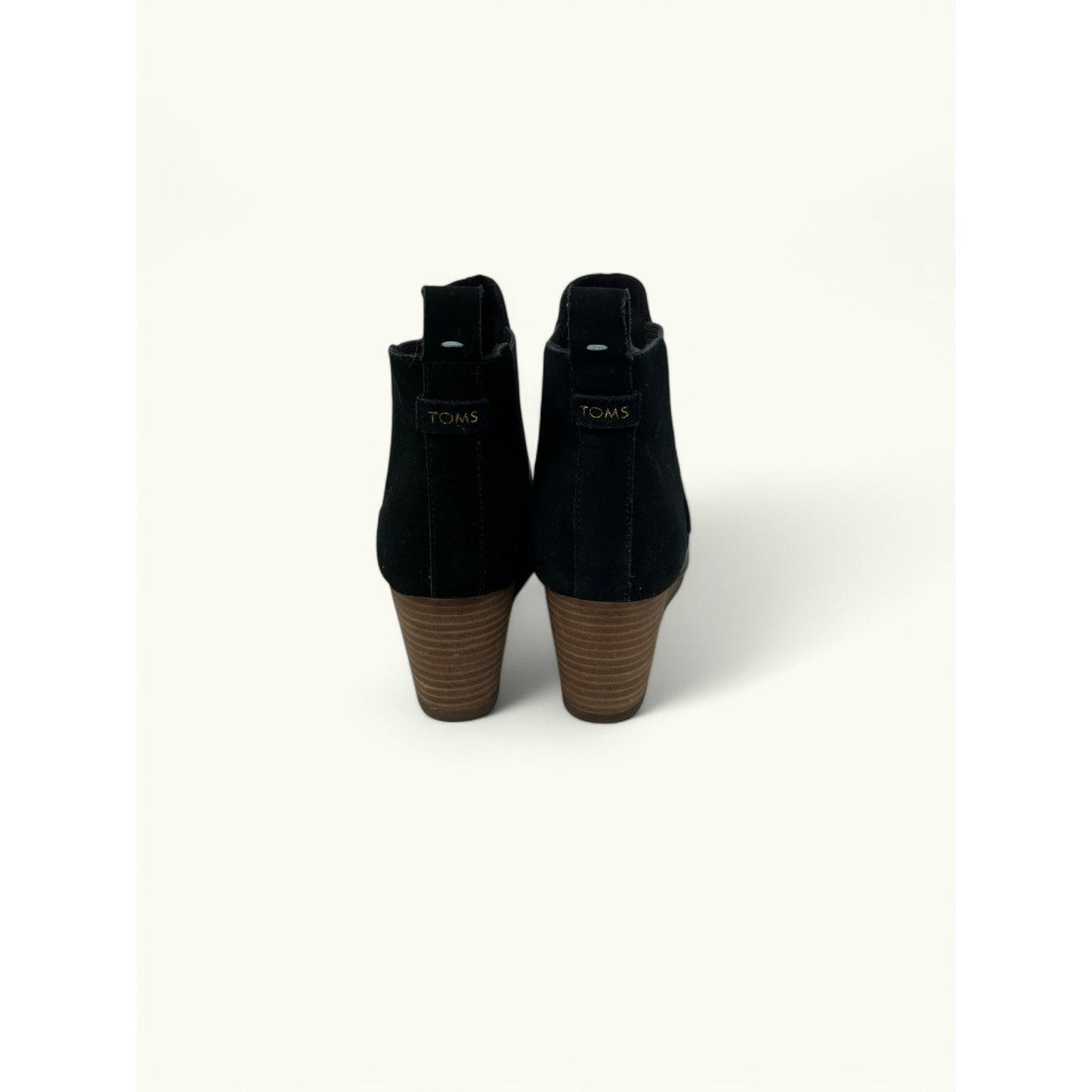 Toms Womens Kelsey Leather Suede Wedge Boots Womens Size 8