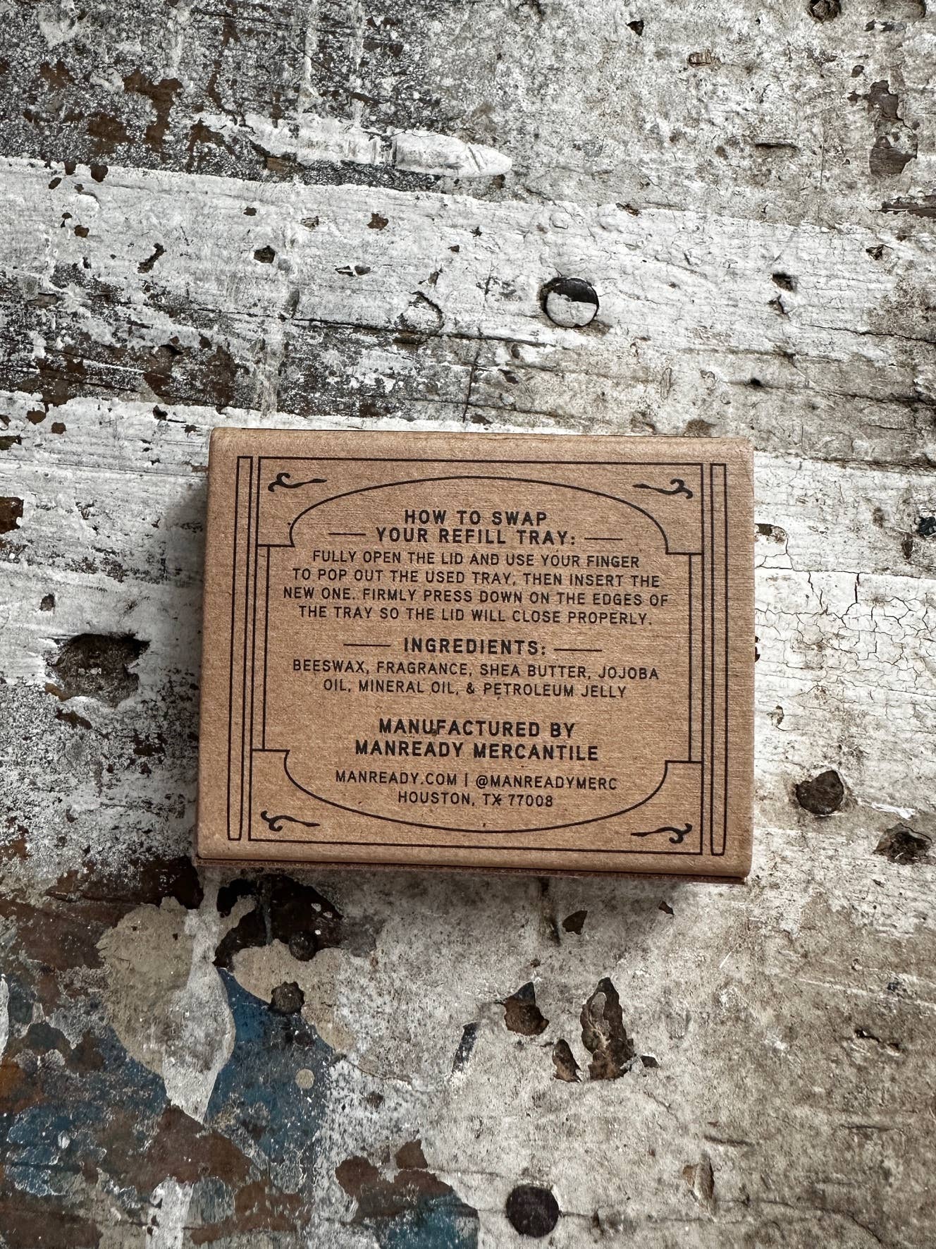 SLATE | Solid Cologne | Refill Tray