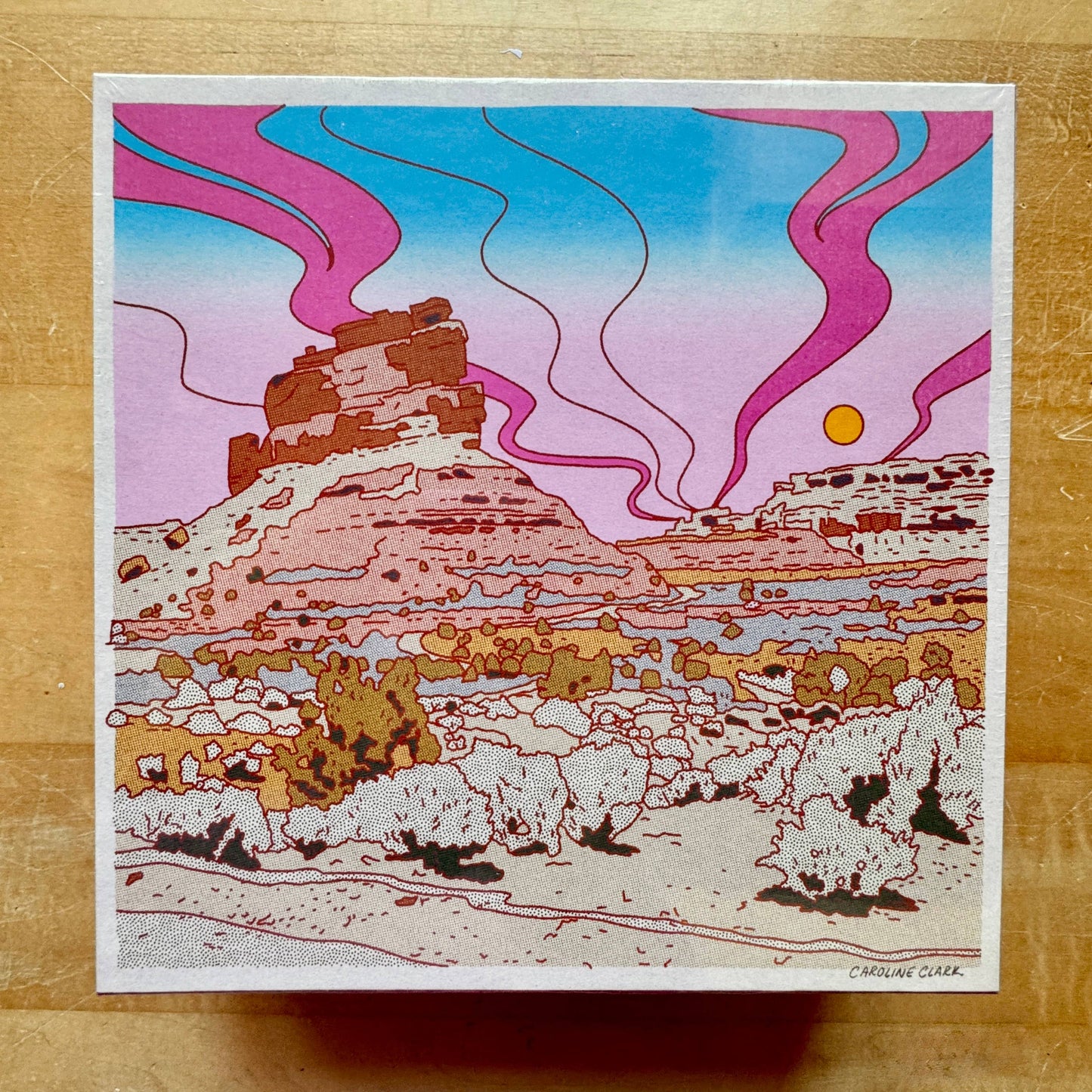 Desert Mountain Puzzle by Caroline Clark