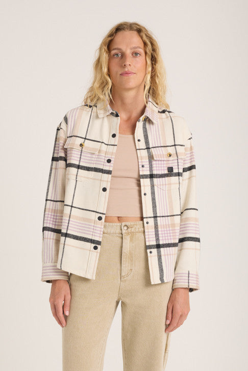 AMBERLY FLANNEL BUTTON UP