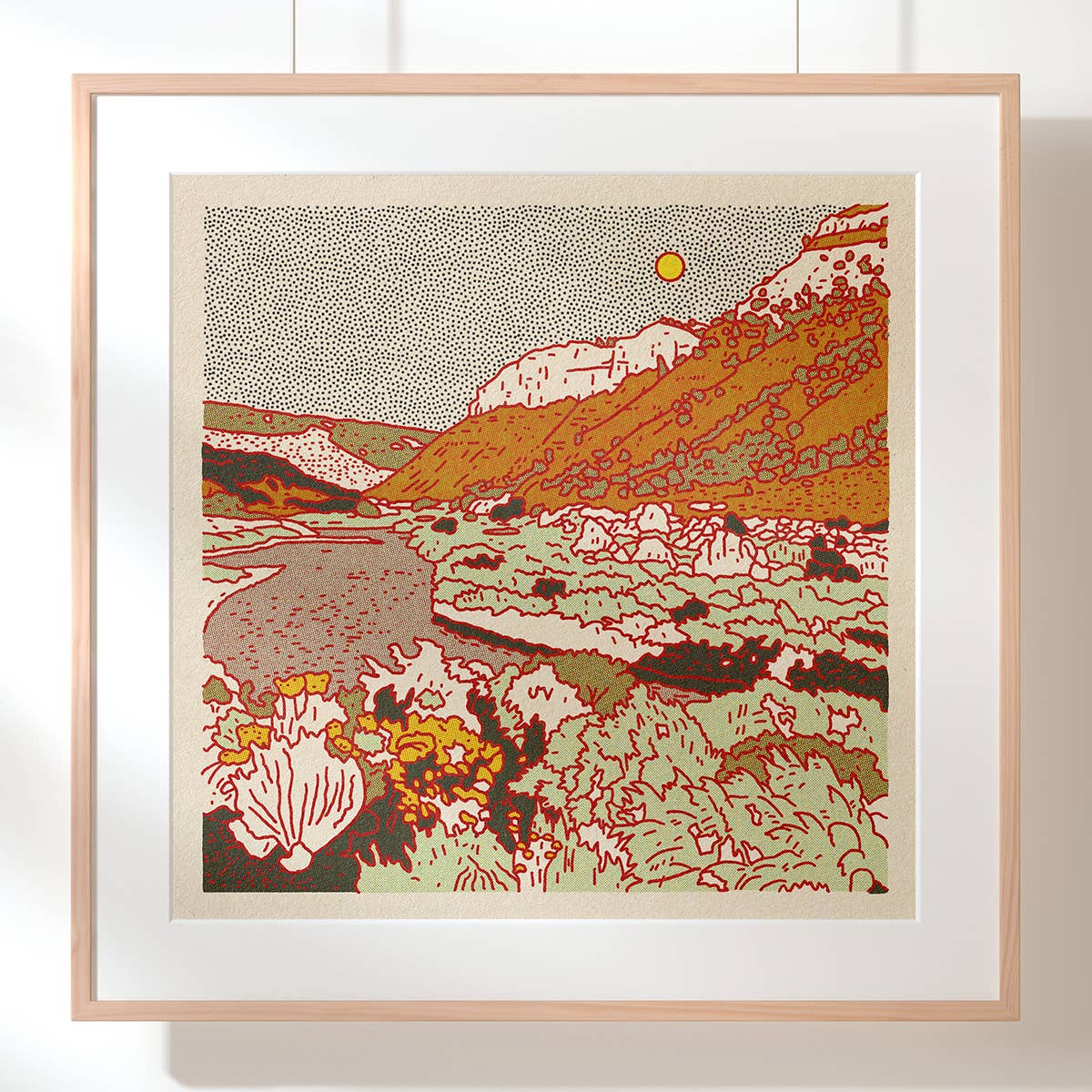Desert Mountain #18 12x12