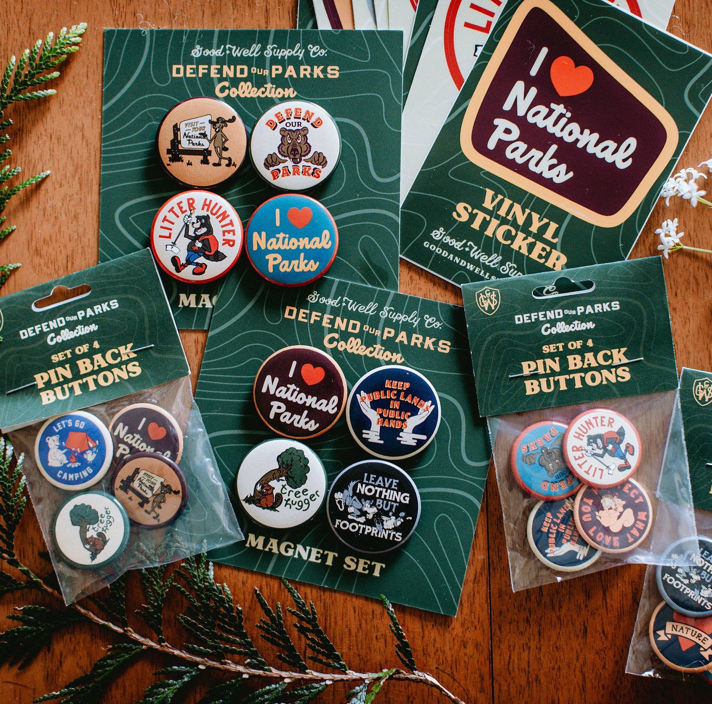 I Heart Parks Vinyl Sticker