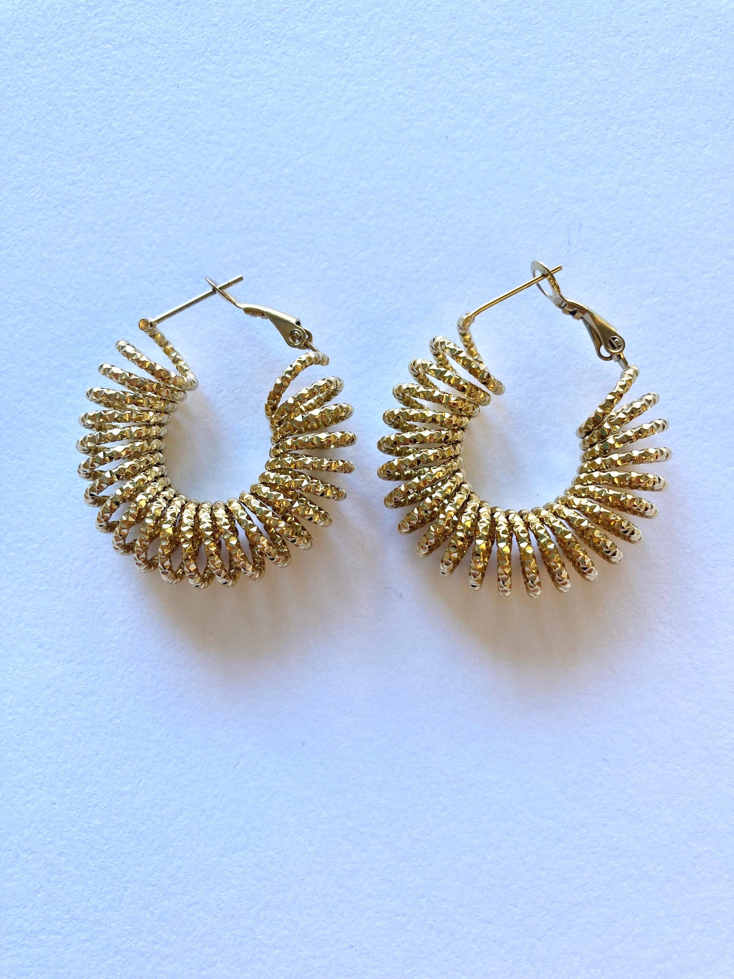 Spring Thick Hoops Gold