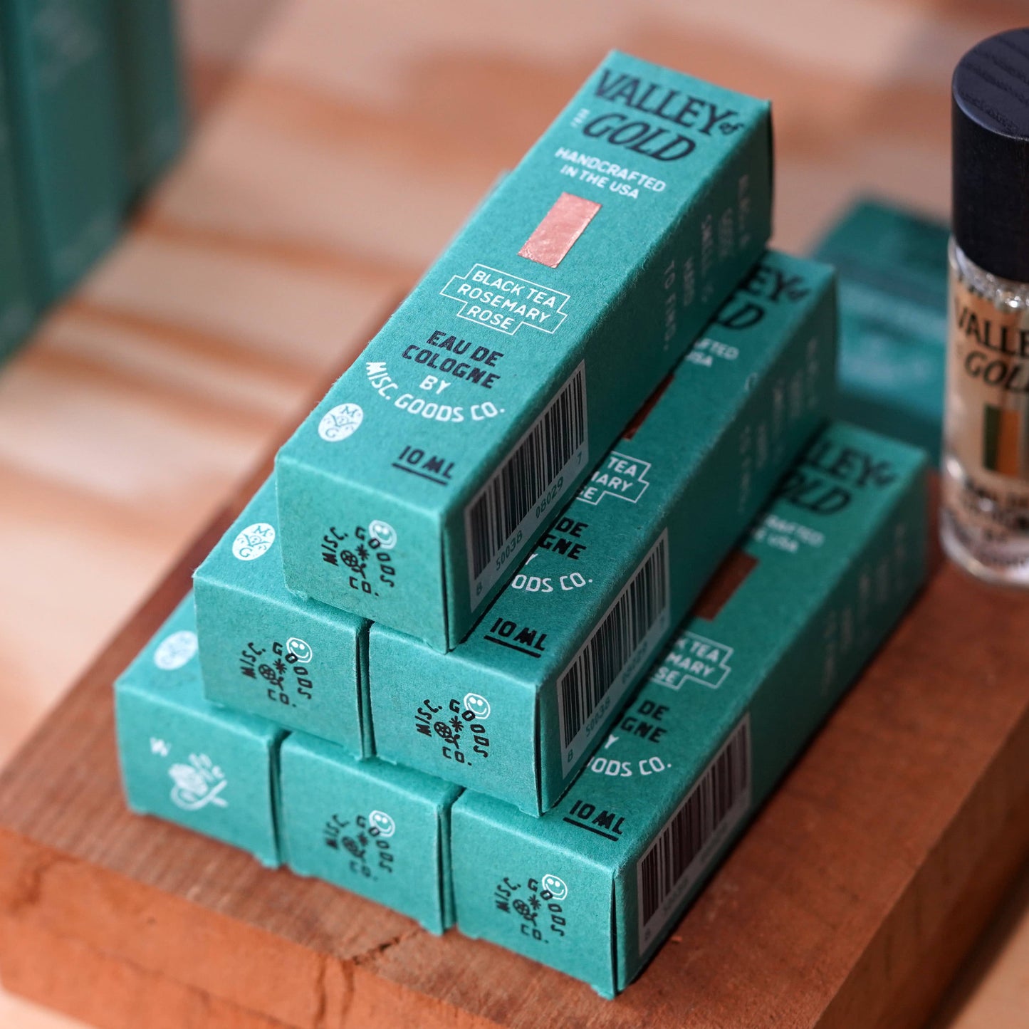 Valley of Gold Eau De Cologne 10ml | Unisex | Rose & Earth