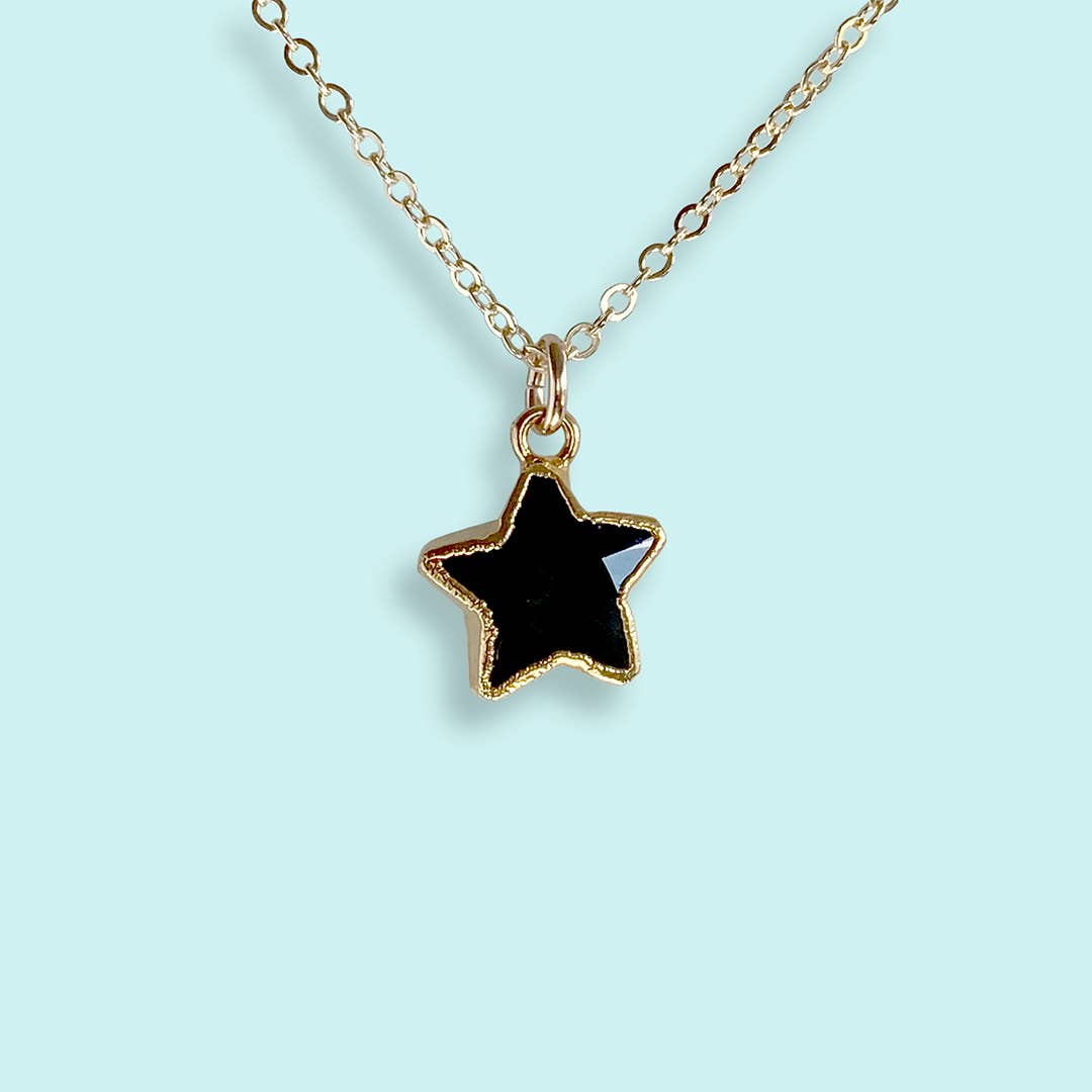 Star Stone Black Onyx Necklace