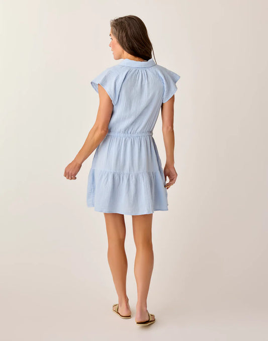 Alex Gauze Tiered Dress