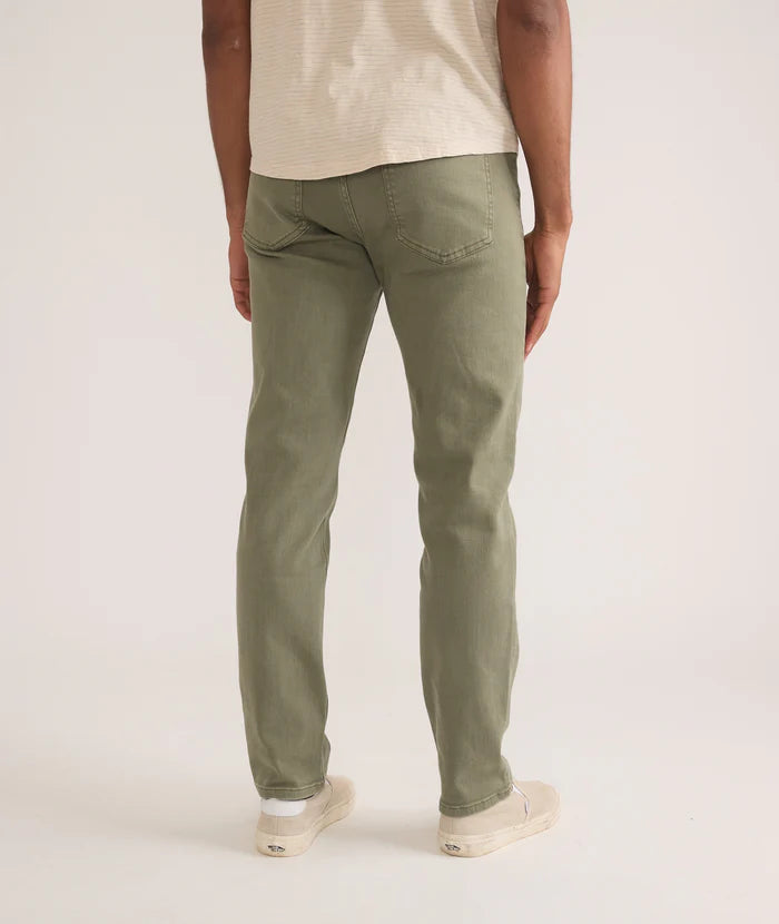 5 Pocket Athletic Fit Twill Pant