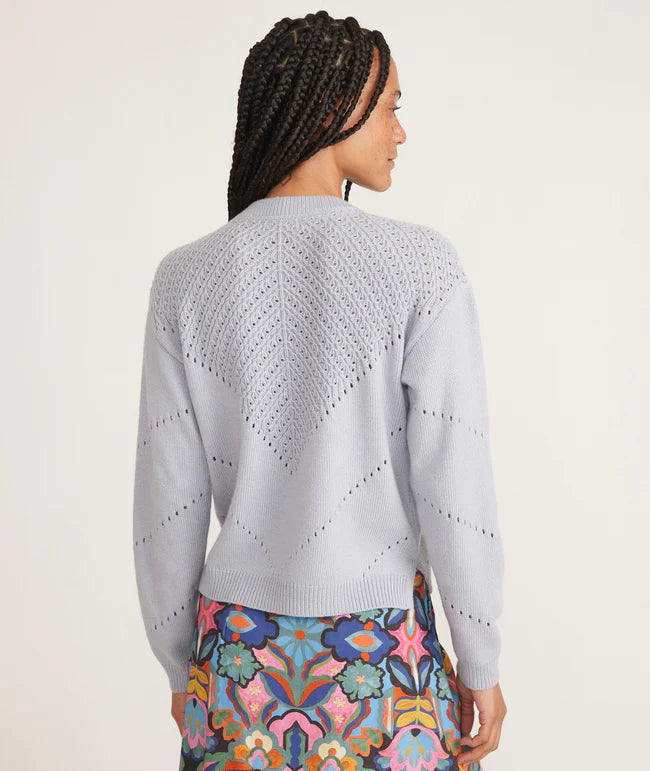 Olivia Crewneck Sweater in Slate