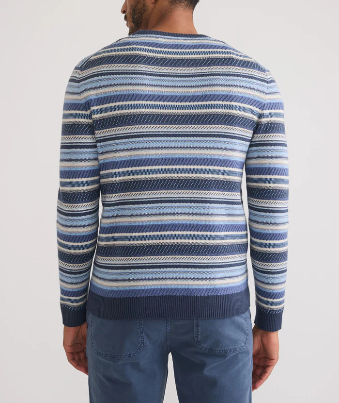 Reed Jacquard Crew Sweater