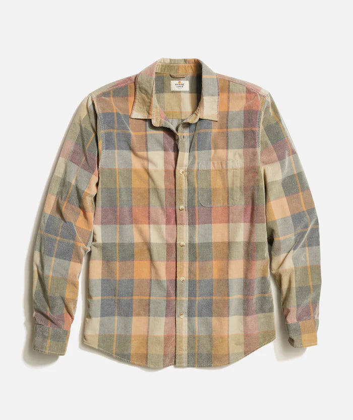Lightweight Cord Shirt Long Sleeve