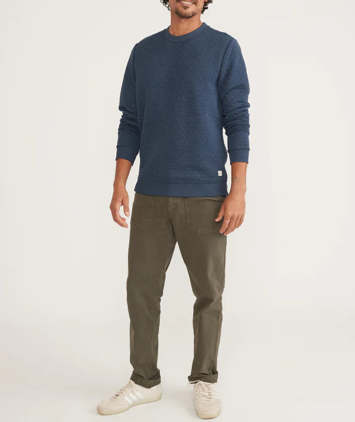 Corbet Quilted Crewneck