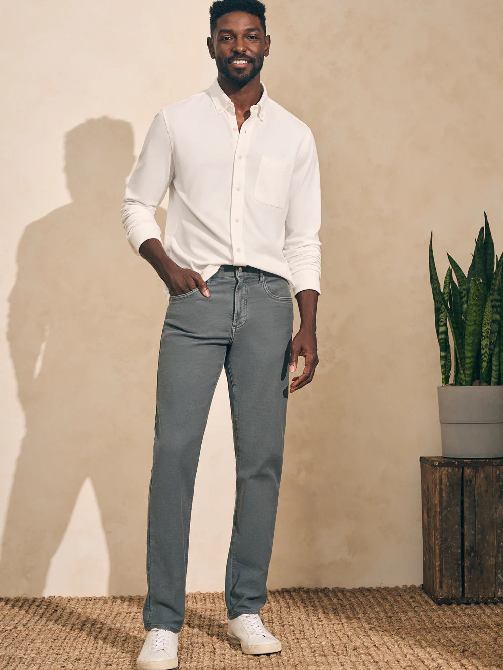 Stretch Terry 5-Pocket