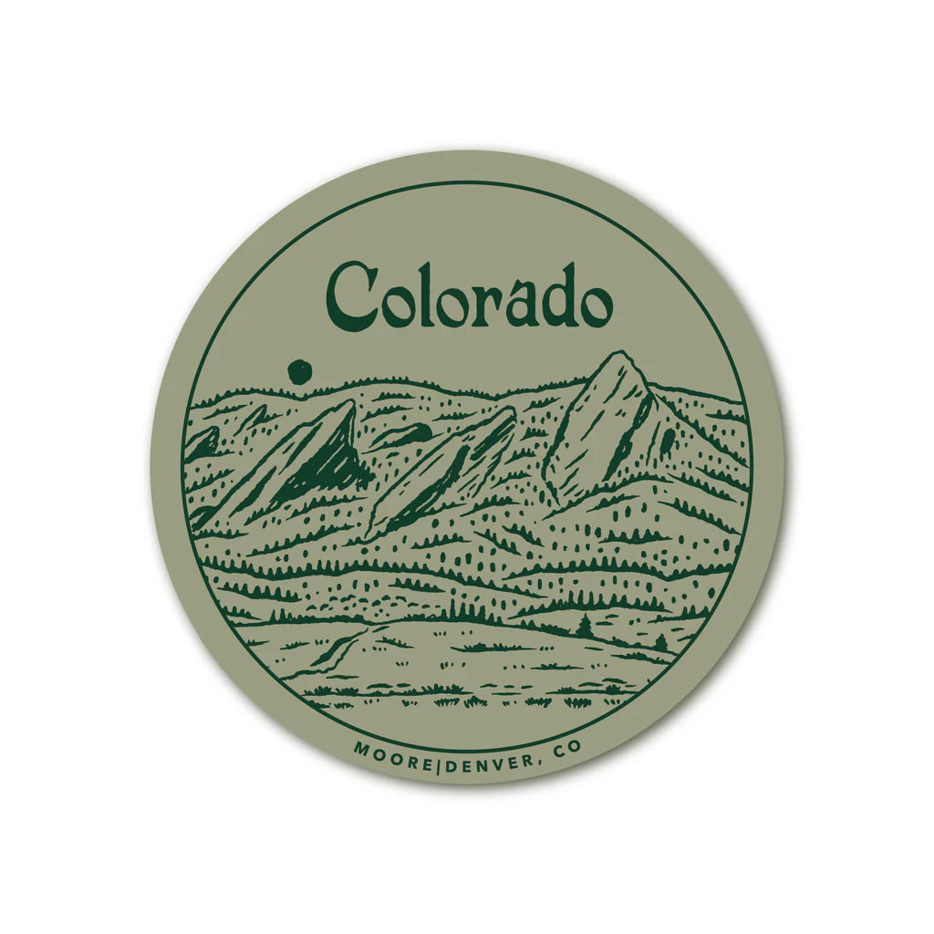 Flatirons Sticker