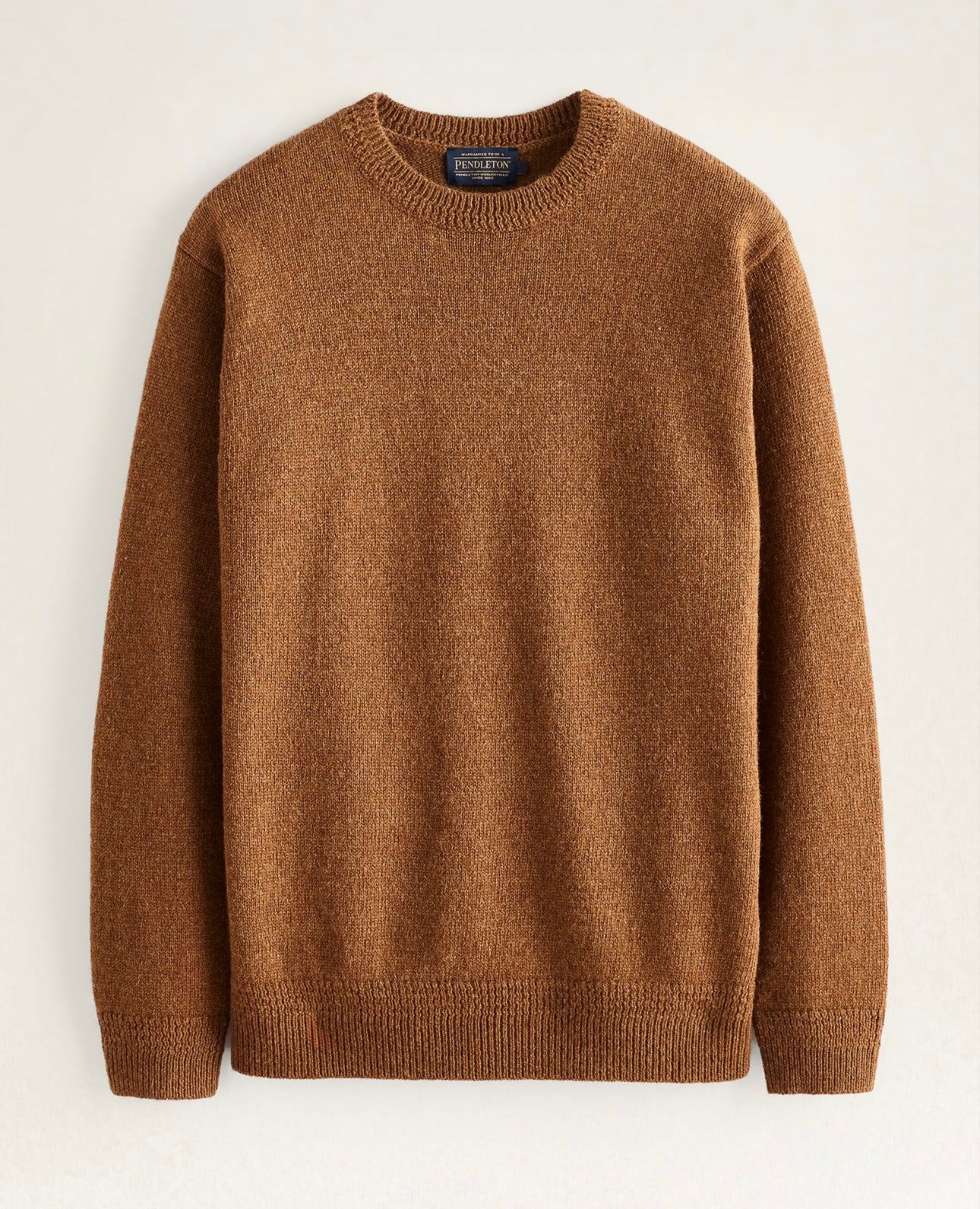 MEN'S SHETLAND WASHABLE WOOL CREWNECK