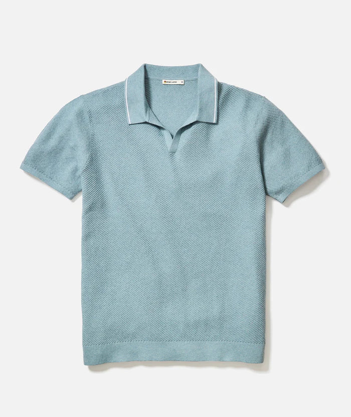 Greyson-Sweater-Polo-Solid-Topaz-mstgoods.com