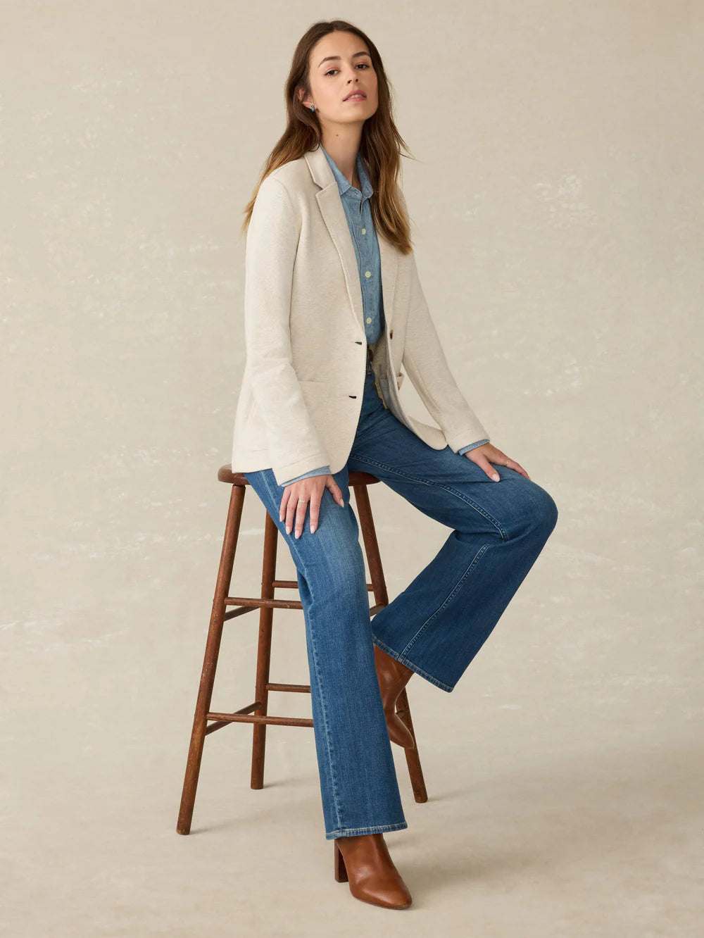 Inlet Knit Blazer