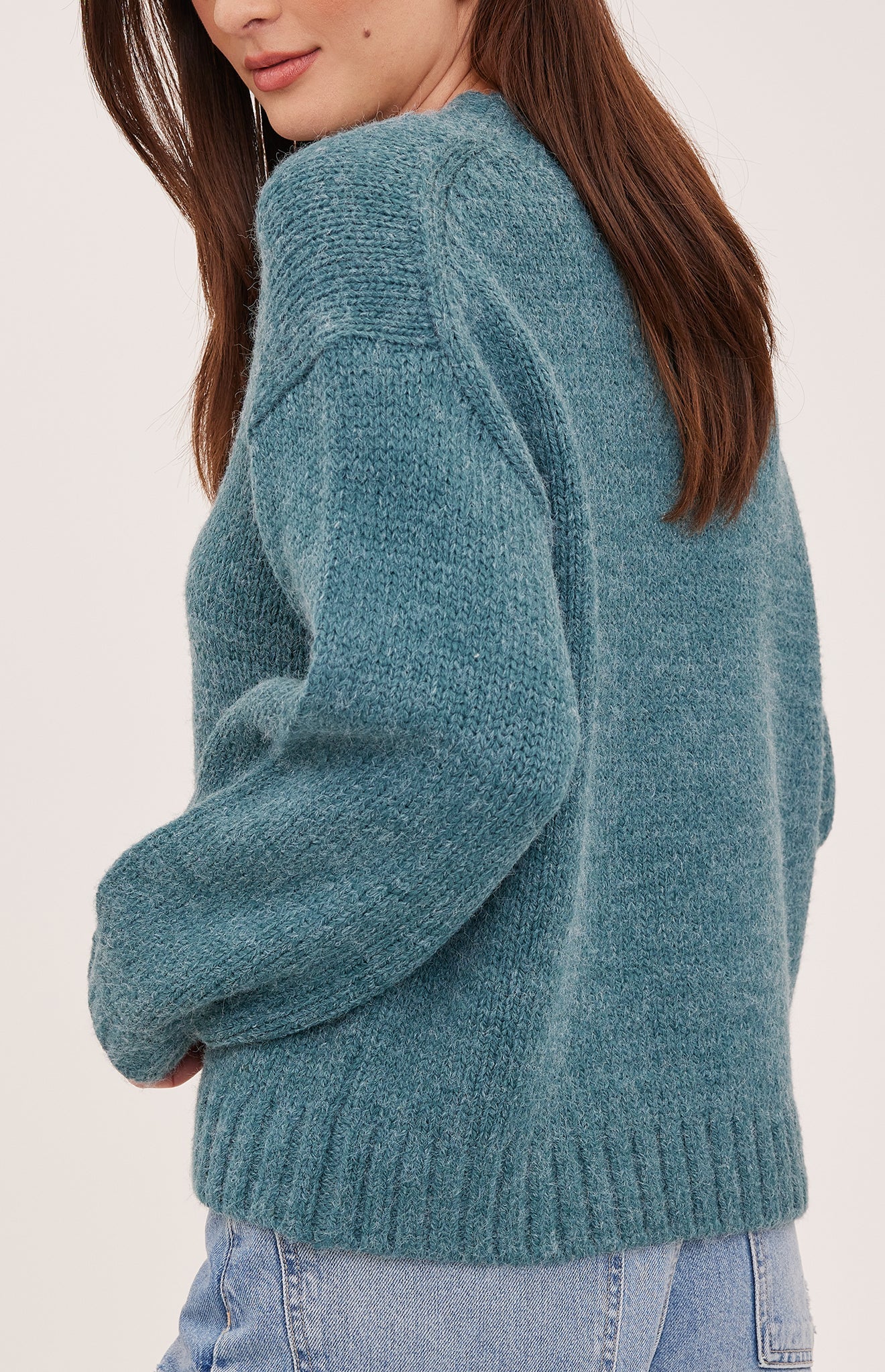 Tova Sweater in Heather Jewel