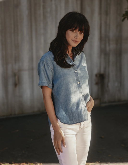 Chambray Rosie SS Button Up
