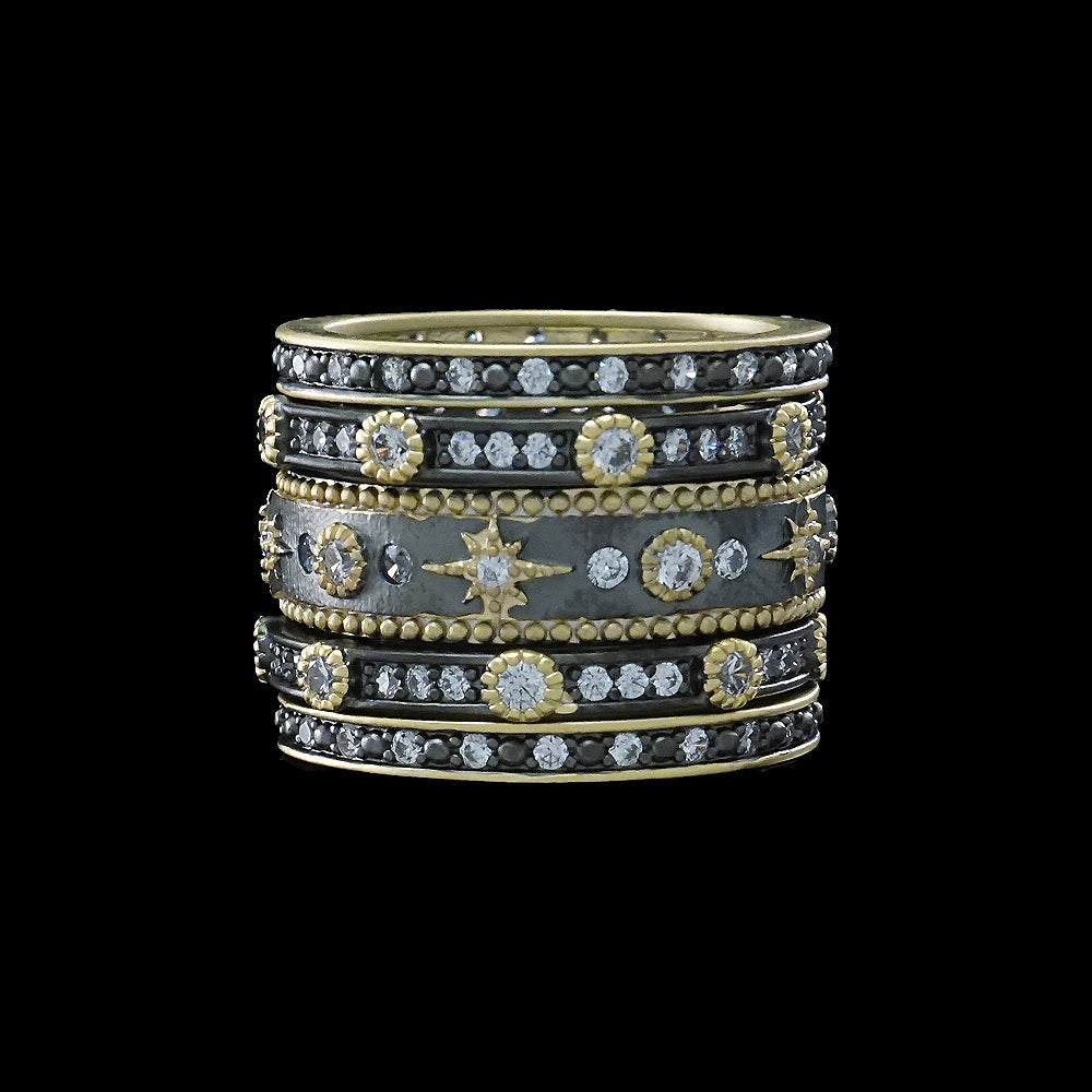 Stacking Rings Star Burst
