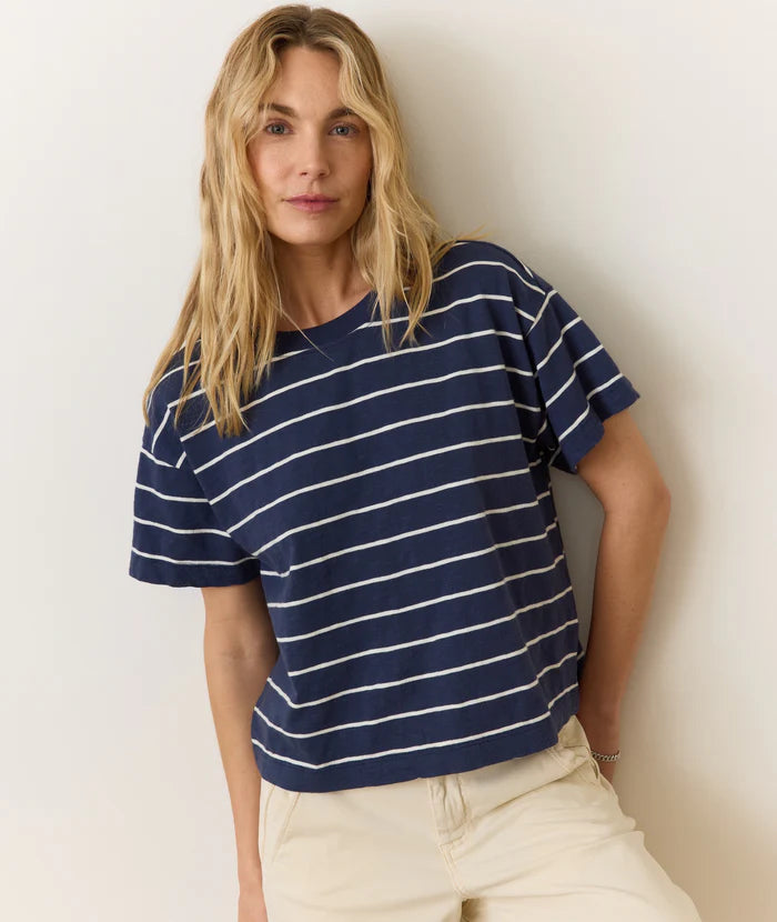Vintage Slub Crop Tee