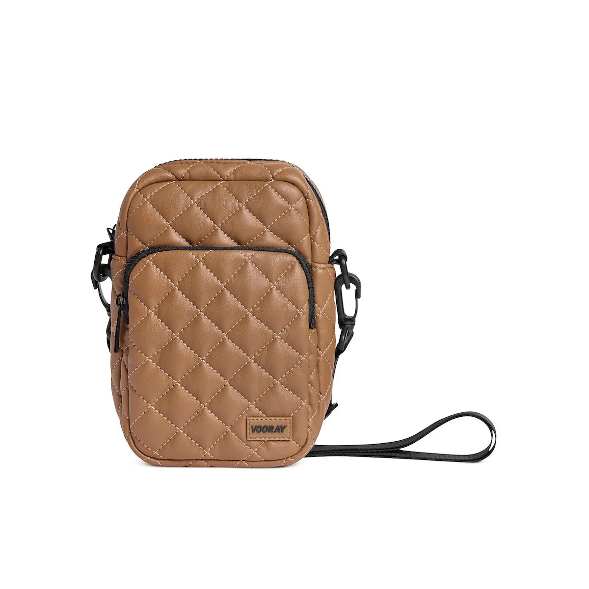 Core Crossbody Quilted Tan