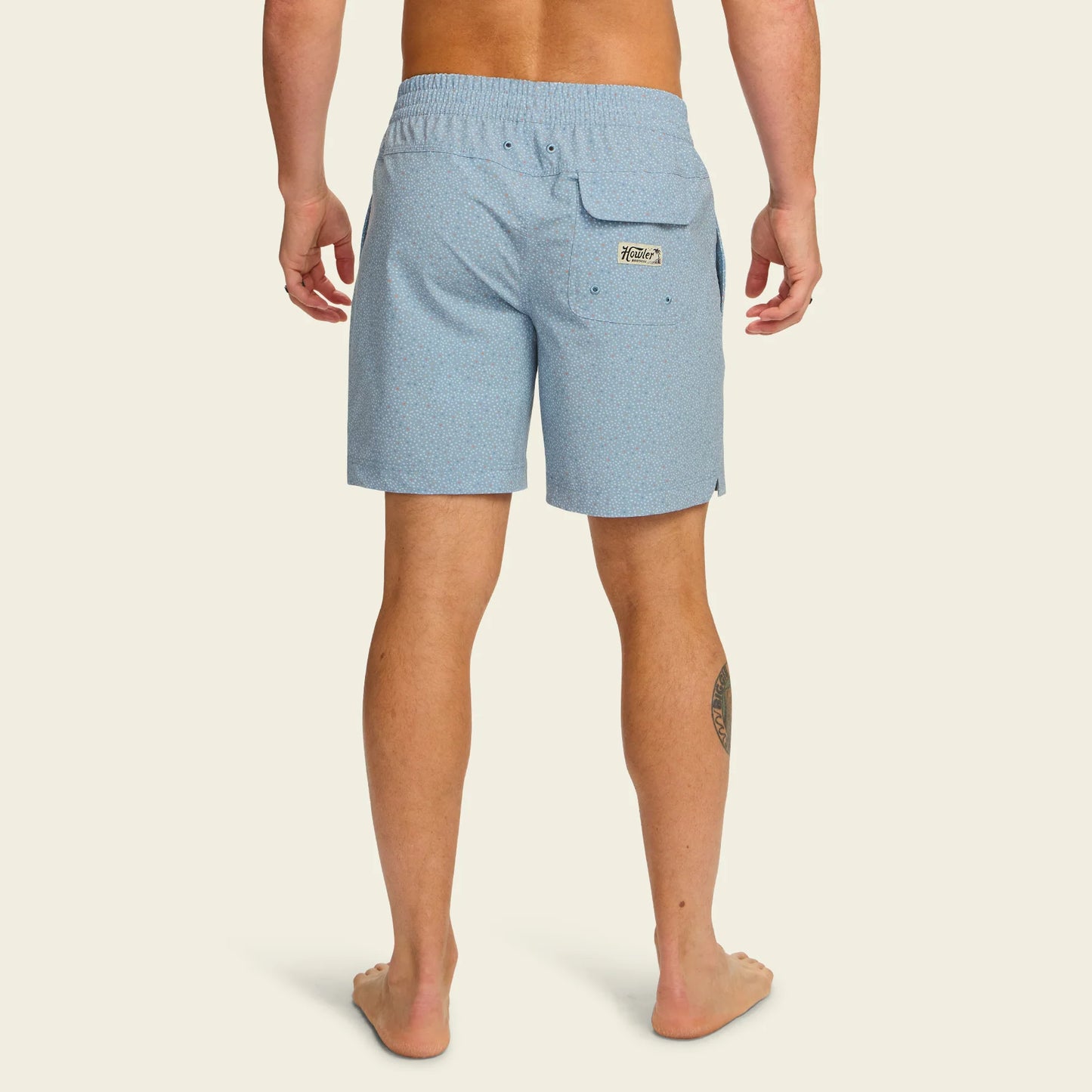 Deep Set Boardshorts - Lotsa Dots Pool Blue