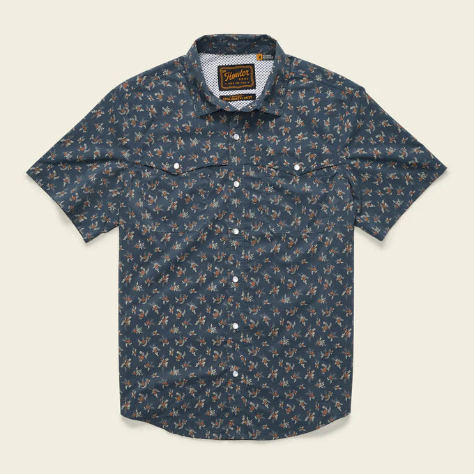 Open Country Tech Shirt - Rancher Floral Dark Slate