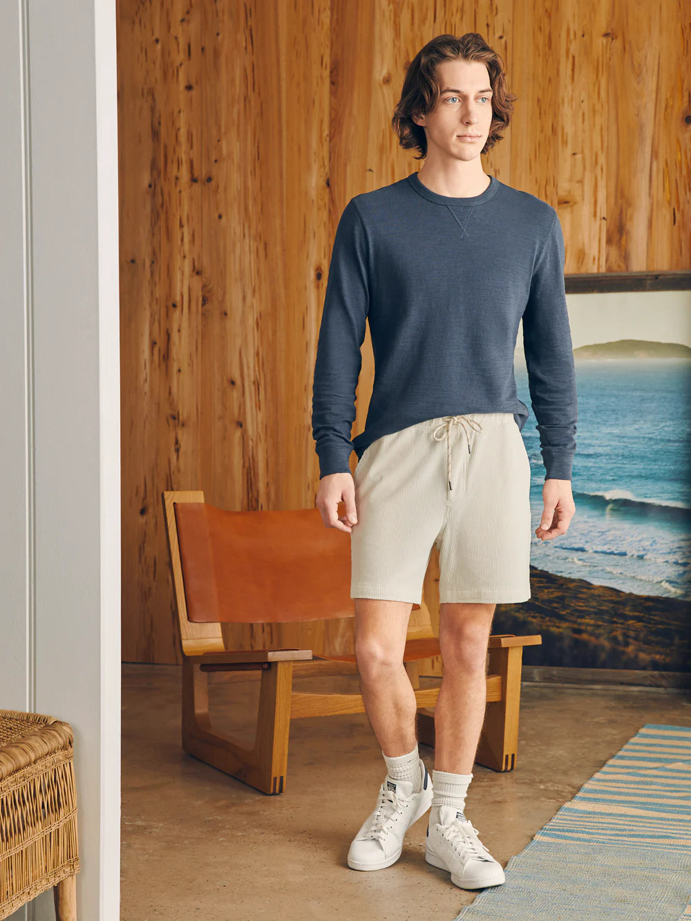 Essential Italian Knit Cord Short (6" Inseam)