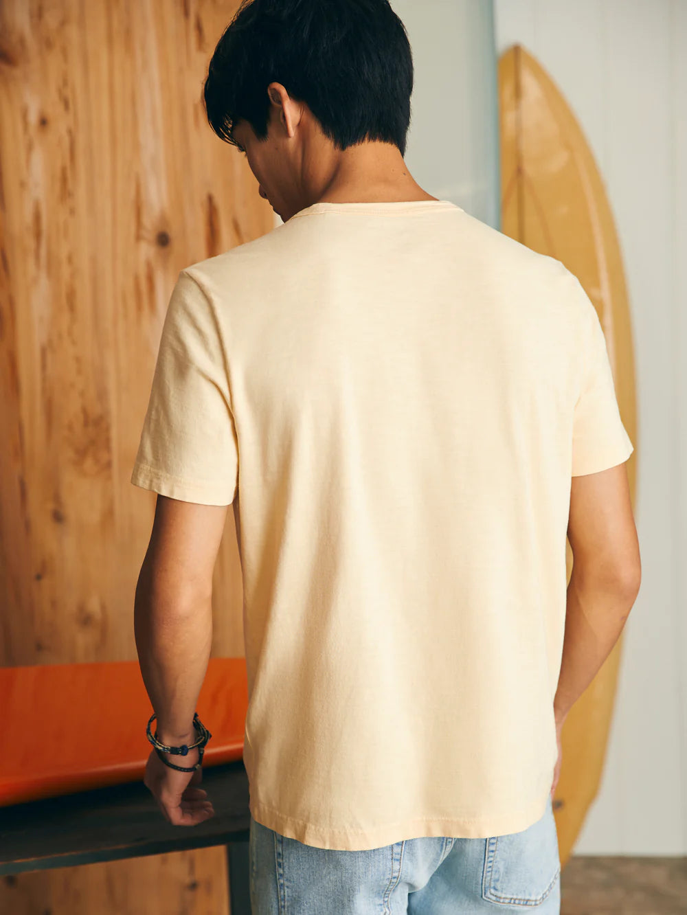 Sunwashed Organic Cotton Pocket T-Shirt