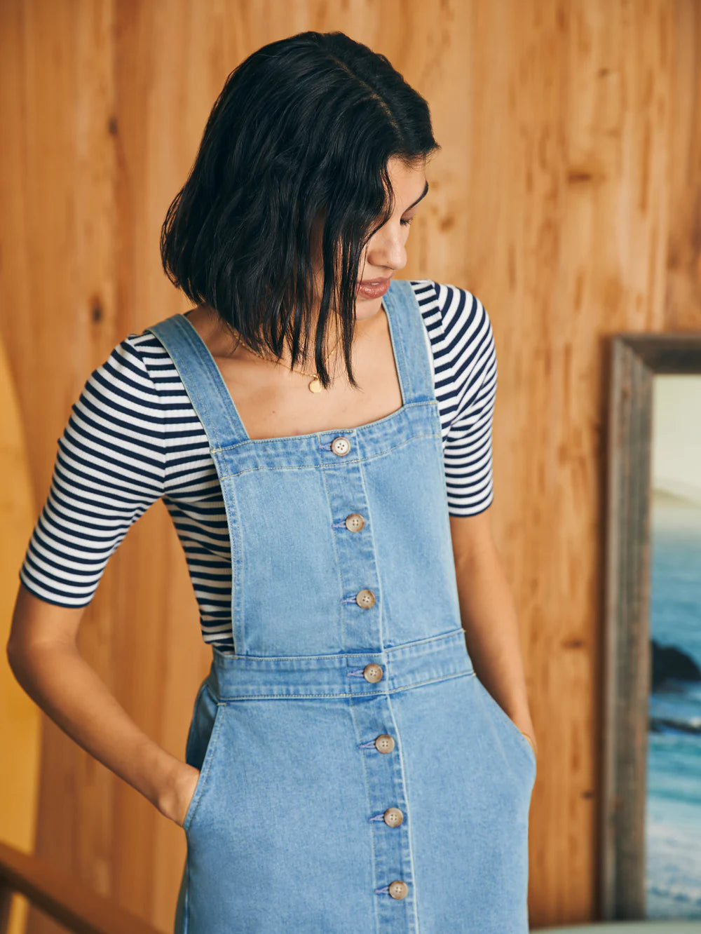 Organic Cotton Denim Remy Dress