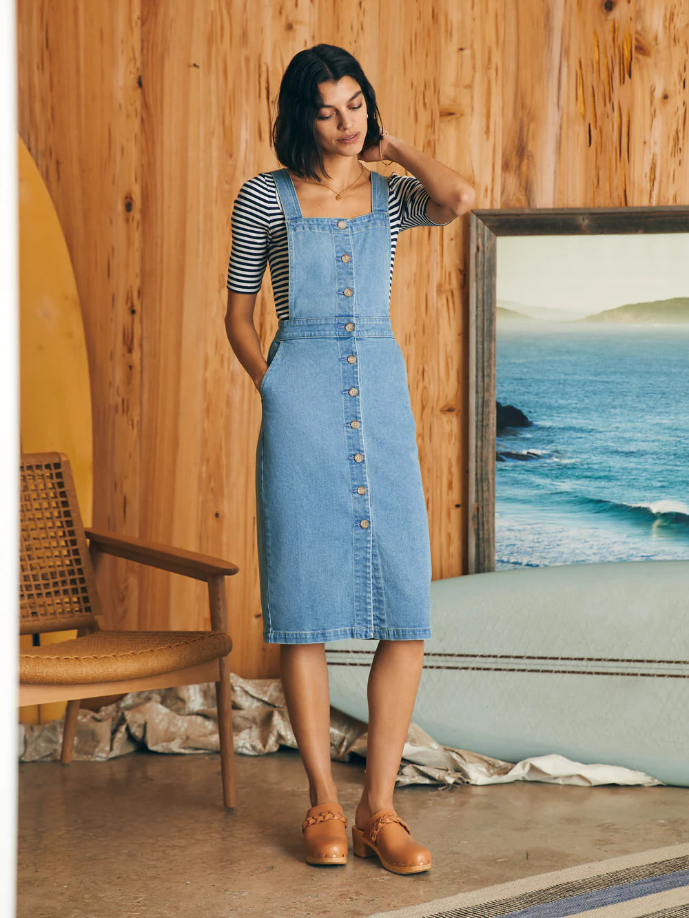 Organic Cotton Denim Remy Dress MST Goods Organic Cotton Denim Remy Dress MST Goods