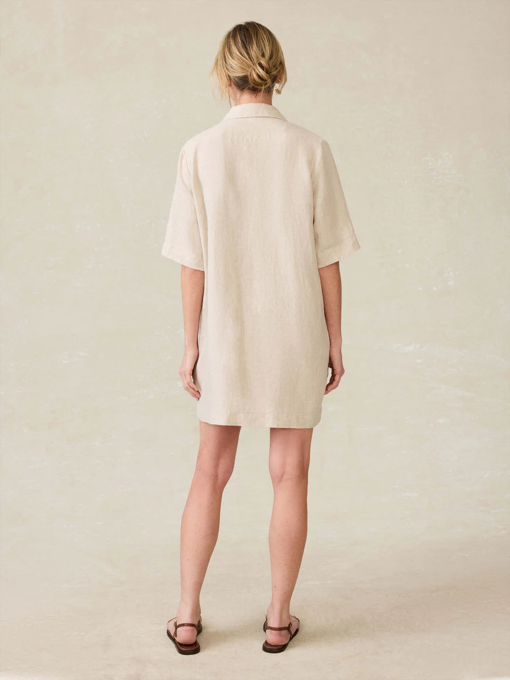 Linen Paradise Point Dress