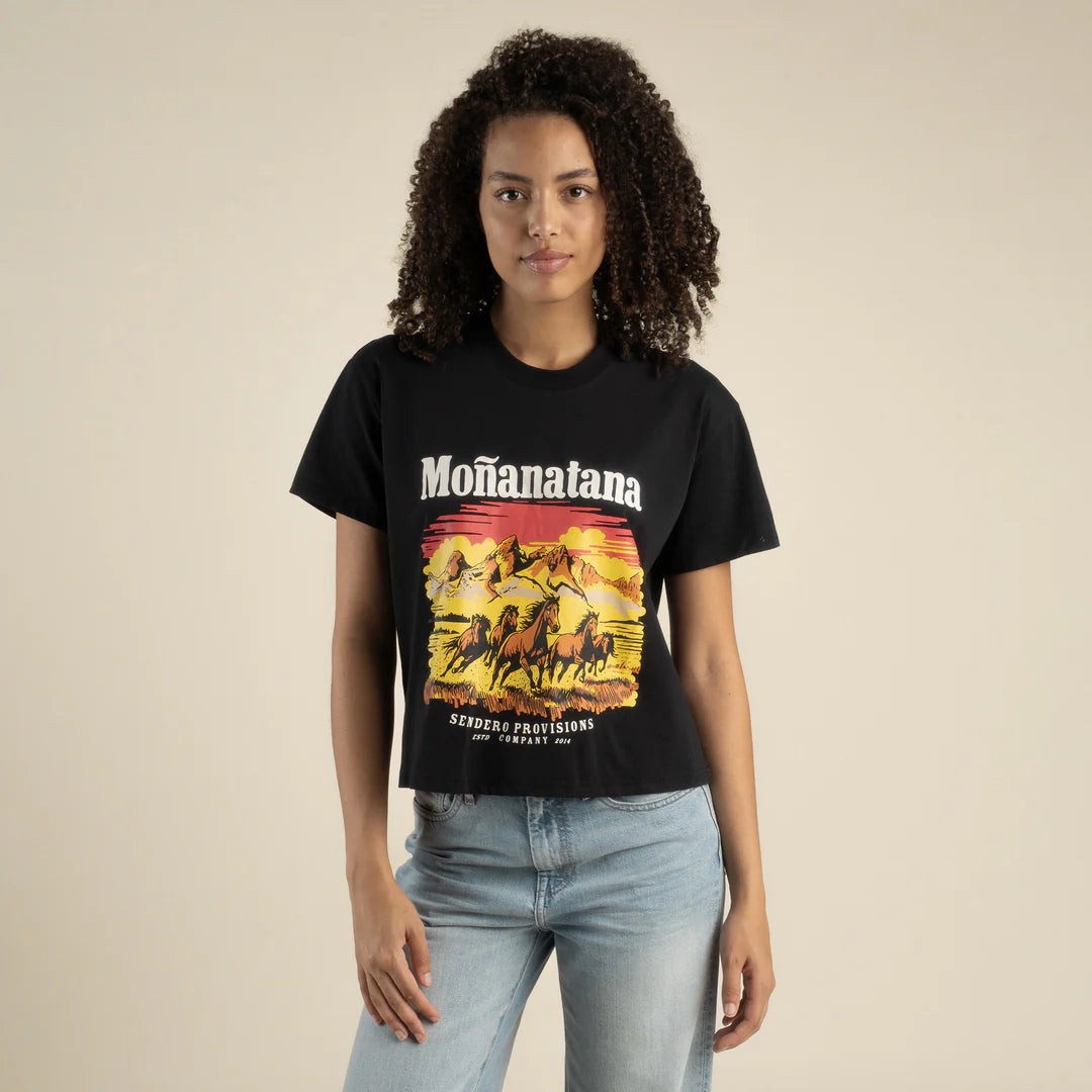 Monanatana Boxy Cropped T-Shirt
